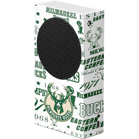 NBA Milwaukee Bucks Historic Blast New Xbox Series S Console Skin
